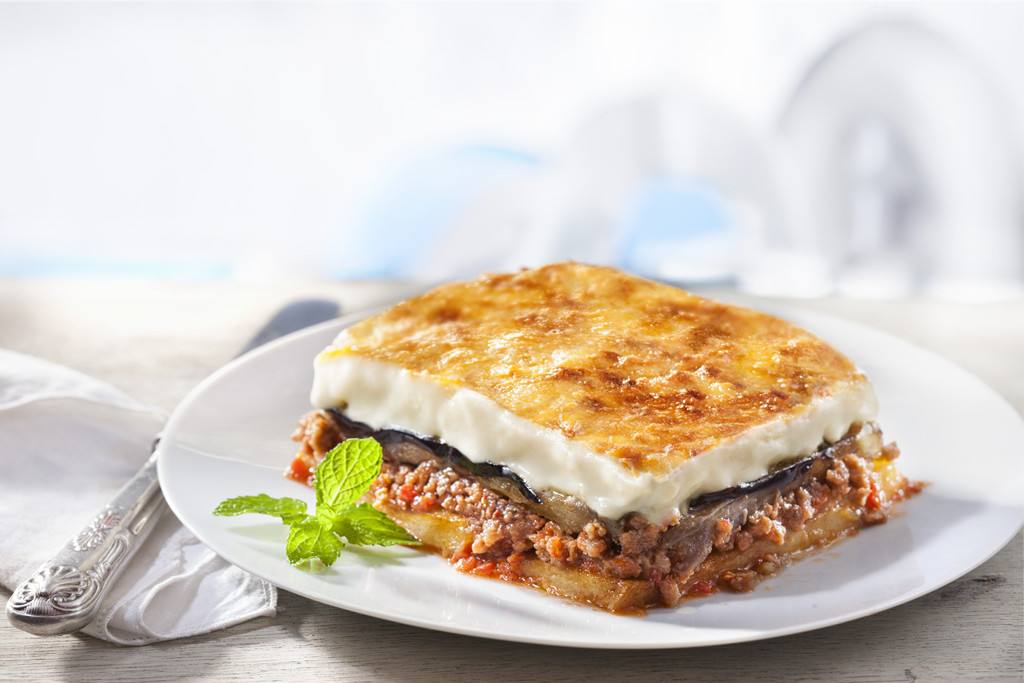 Moussaka in Plastic tray